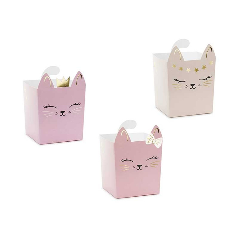 Boîtes à Collations Chats x 3 Boîtes à Collations Chats x 3