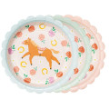 Assiettes Anniversaire Chevaux x 6 Assiettes Anniversaire Chevaux x 6