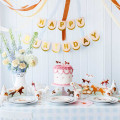 Assiettes Anniversaire Chevaux