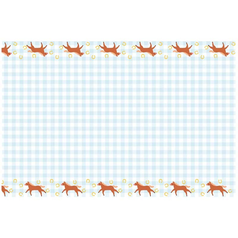 Nappe Anniversaire Cheval