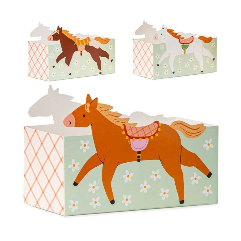 Boîtes à goûter Cheval x 3 Boîtes à goûter Cheval x 3