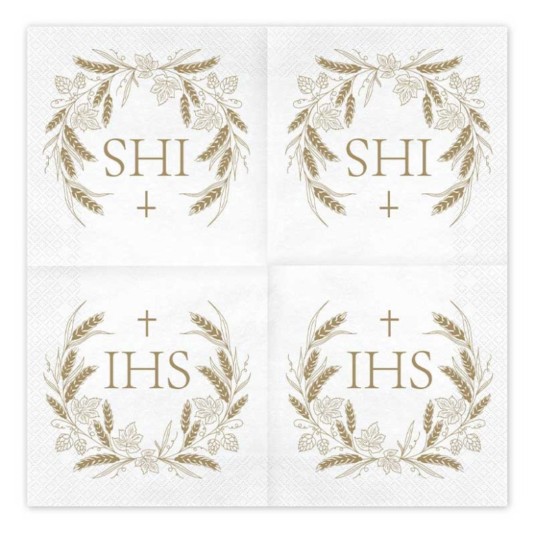 Serviette pour Baptême x 12 Serviette pour Baptême x 12