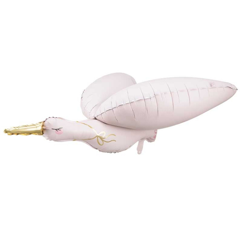 Ballon en aluminium Cigogne
