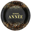 10 Assiettes Bonne Année Or 10 Assiettes Bonne Année Or