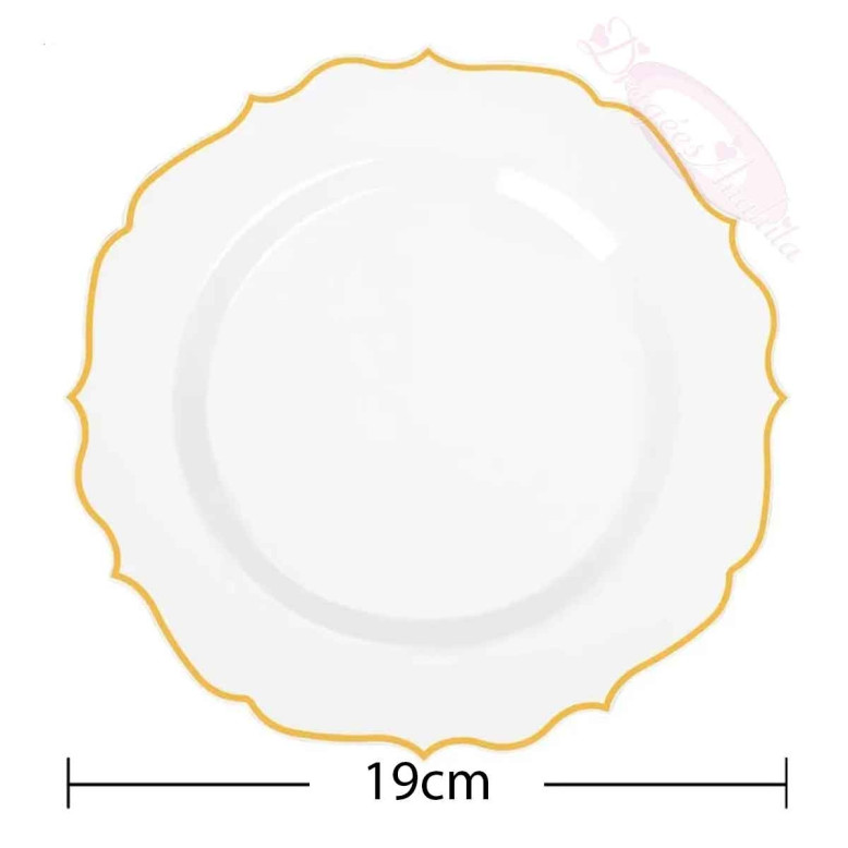 10 petites Assiettes Baroque 19 cm 10 petites Assiettes Baroque 19 cm