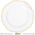 10 Grandes Assiettes Baroque 26 cm