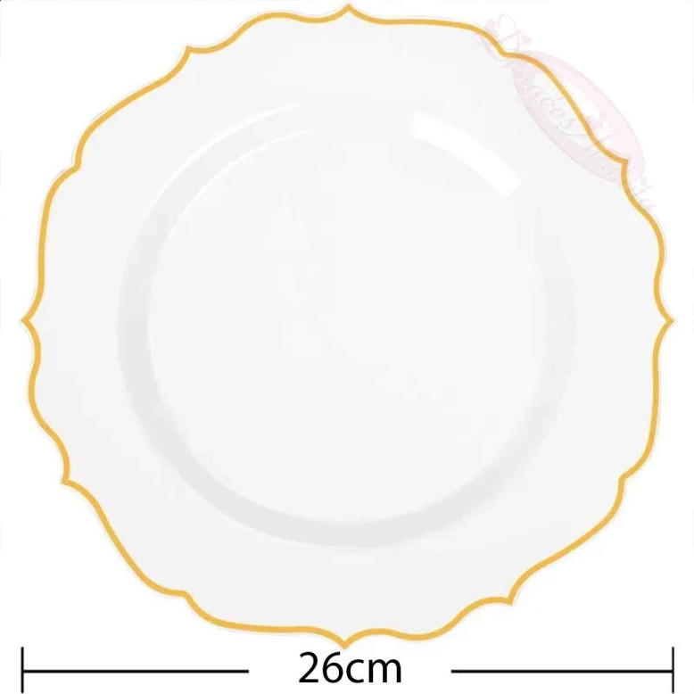 10 Grandes Assiettes Baroque 26 cm 10 Grandes Assiettes Baroque 26 cm
