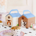 Boîtes à gâteau en carton - Thème Chien - Lot de 6