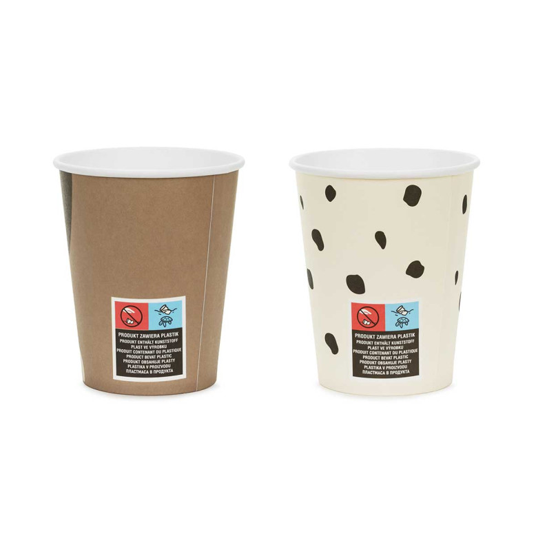 Gobelets en papier Chiens - Lot de 6 Gobelets en papier Chiens - Lot de 6