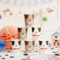 Gobelets en papier Chiens - Lot de 6 Gobelets en papier Chiens - Lot de 6