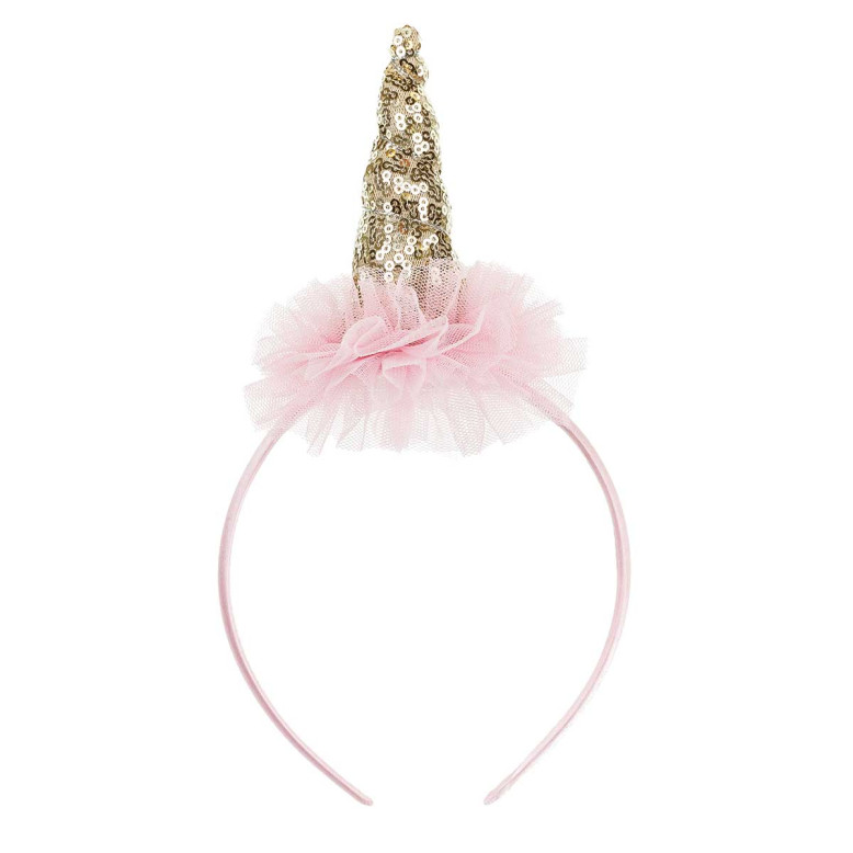 Serre-Tête Licorne Rose à Paillettes Serre-Tête Licorne Rose à Paillettes