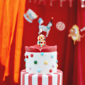 Bougie d'Anniversaire Arlequin