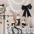 Nœud Décoratif Noir DIY