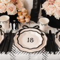 Assiettes en Carton Hello 18 Lot de 6