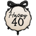 Ballon Aluminium Happy 40 Ans