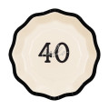 Assiettes en Carton Hello 40 Lot de 6