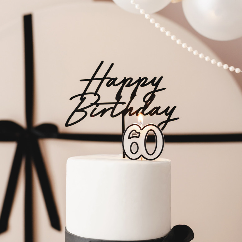 Bougie Anniversaire 60 Ans Bougie Anniversaire 60 Ans