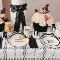 Assiettes en Carton Hello 60 Lot de 6