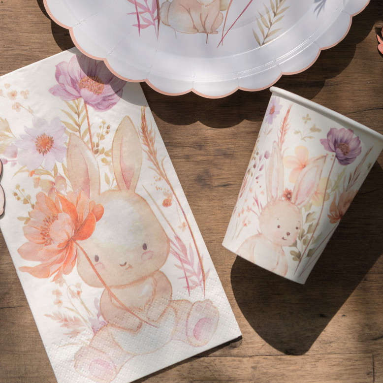 Serviettes en Papier Lapin de Pâques - Spécial Pâques - Dragées Anahita Serviettes en Papier Lapin de Pâques - Spécial Pâques - Dragées Anahita