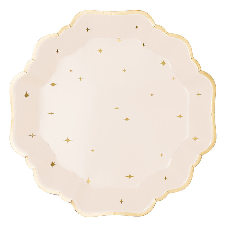Assiettes Étoiles Lot de 6 - Vaisselle Festifs - Dragées Anahita