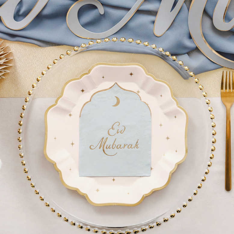 Assiettes Étoiles Lot de 6 - Vaisselle Festifs - Dragées Anahita