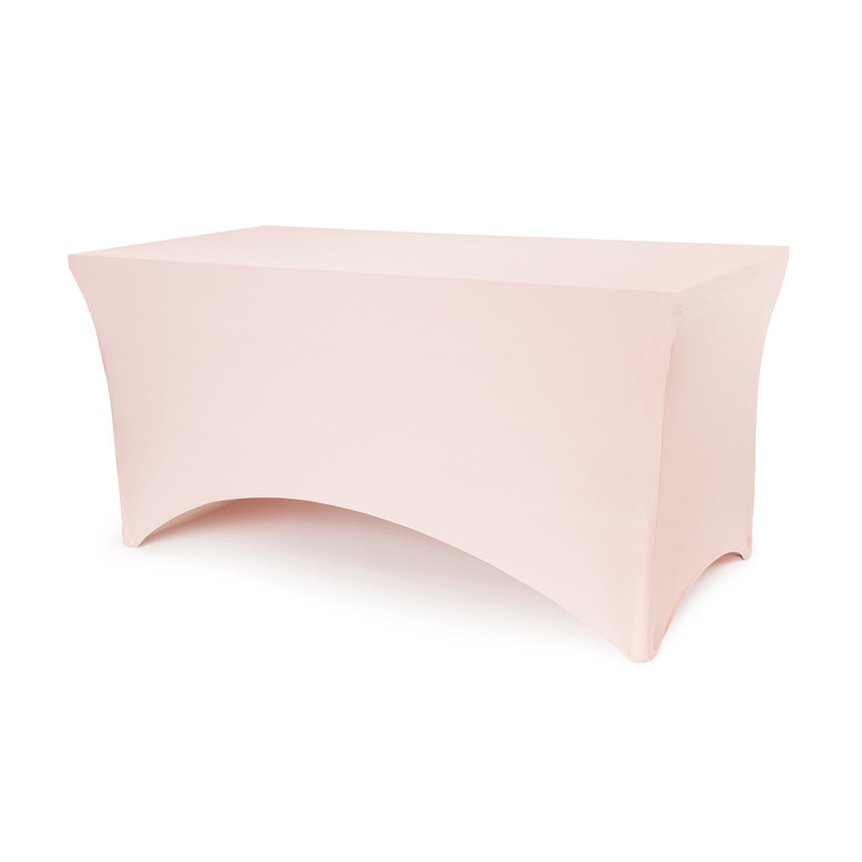 Nappe Rectangulaire Rose Pâle Lycra - Déco de Table - Dragées Anahita Nappe Rectangulaire Rose Pâle Lycra - Déco de Table - Dragées Anahita