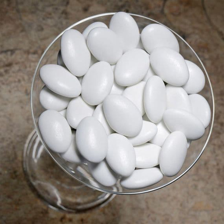 Dragées chocolat blanc Extra 71% 1 Kg Dragées chocolat blanc Extra 71% 1 Kg