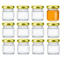 12 Pots à Miel couvercle Or