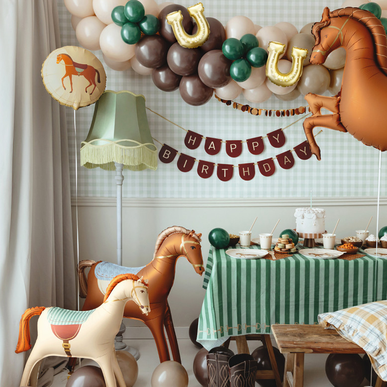 Déco Ballon Cheval - Anniversaire Cheval - Dragées Anahita Déco Ballon Cheval - Anniversaire Cheval - Dragées Anahita