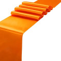 10 Chemins de table en satin 30 x 275 cm