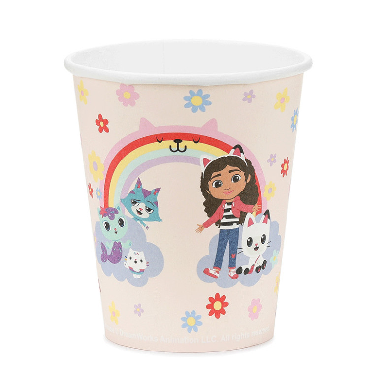 Gobelets Gabby en carton 250 ml Lot de 6 - Dragées Anahita
