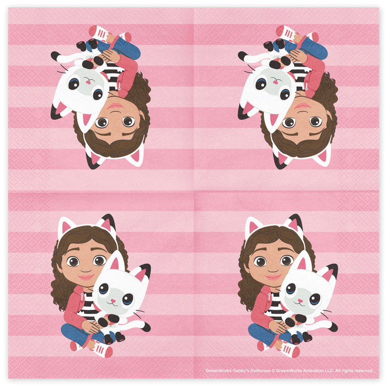 Serviettes en papier Gabby et la Maison magique - Dragées Anahita