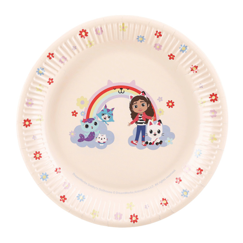 Assiettes en carton Gabby et la Maison magique - Dragées Anahita Assiettes en carton Gabby et la Maison magique - Dragées Anahita