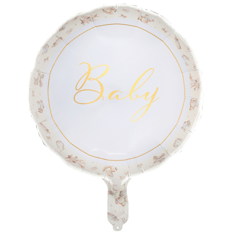 Ballon aluminium Little Teddy 45 cm - Baby Shower - Dragées Anahita Ballon aluminium Little Teddy 45 cm - Baby Shower - Dragées Anahita