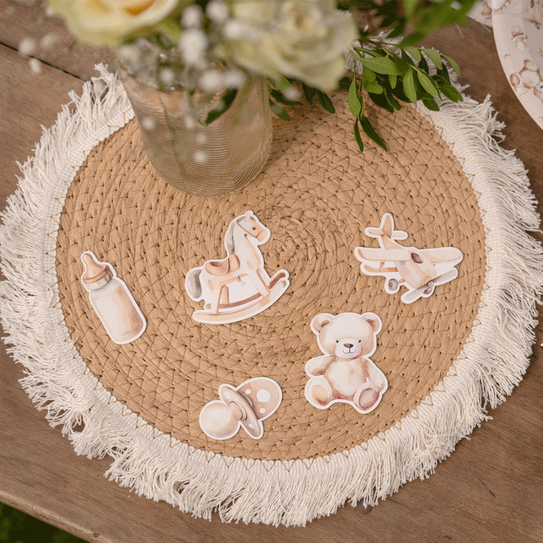 Confettis de table Little Teddy - Déco Baptême - Dragées Anahita Confettis de table Little Teddy - Déco Baptême - Dragées Anahita