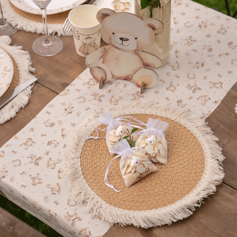 Sachet à dragées Little Teddy – Baptême bébé ourson - Dragées Anahita