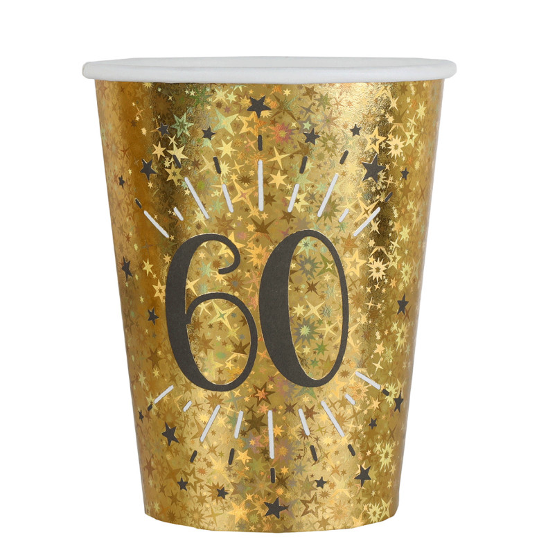 10 Gobelets Or Anniversaire 60 ans 10 Gobelets Or Anniversaire 60 ans
