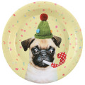 Assiettes Chien x6 - Vaisselle Anniversaire Chien - Dragées Anahita