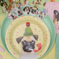 Assiettes Chien x6