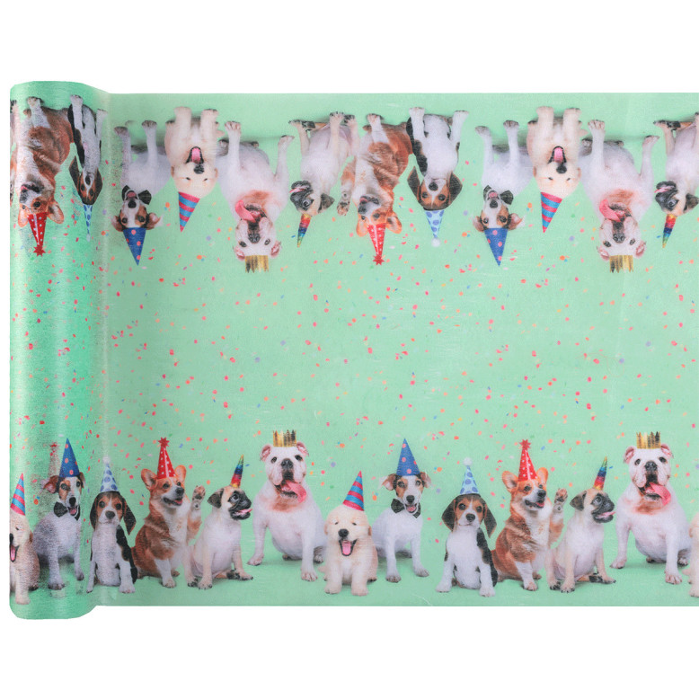 Chemin de Table Chien en Fête - Déco Anniversaire - Dragées Anahita Chemin de Table Chien en Fête - Déco Anniversaire - Dragées Anahita