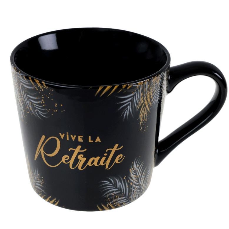 Mug Retraite Dorée - Cadeau Vive La Retraite - Dragées Anahita Mug Retraite Dorée - Cadeau Vive La Retraite - Dragées Anahita