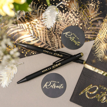 Stylo Retraite Dorée