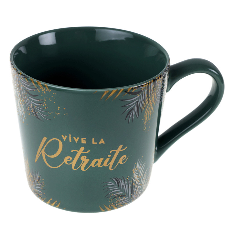 Mug Retraite Vert - Cadeau Vive La Retraite - Dragées Anahita Mug Retraite Vert - Cadeau Vive La Retraite - Dragées Anahita
