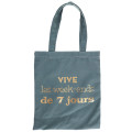Tote Bag Retraite Vert- Cadeau Départ à la Retraite - Dragées Anahita