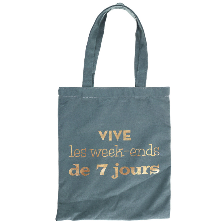 Tote Bag Retraite Vert- Cadeau Départ à la Retraite - Dragées Anahita