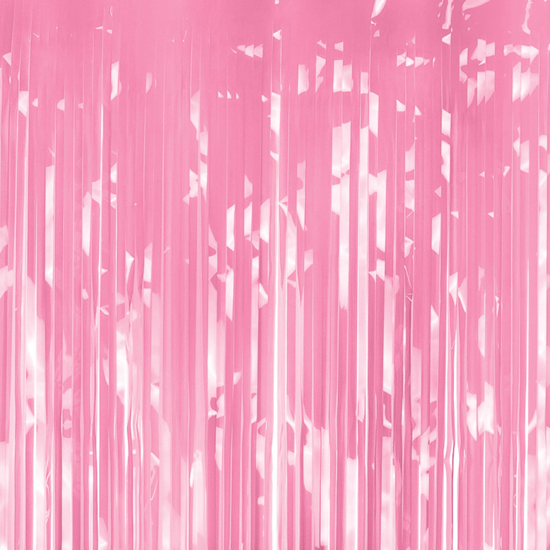 Rideau de Fête Rose Clair