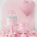Topper Happy Birthday rose - Déco Anniversaire Rose - Dragées Anahita Topper Happy Birthday rose - Déco Anniversaire Rose - Dragées Anahita