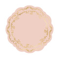 Set 6 dessous de plat Rose Doré
