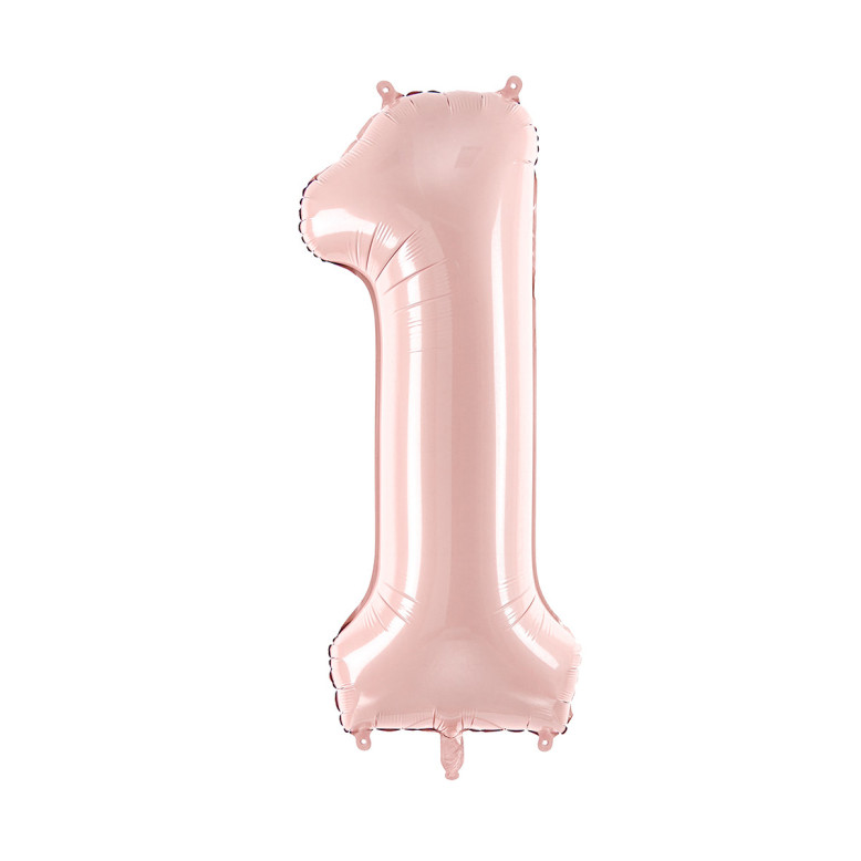 Ballon en aluminium Chiffre Rose - Déco Anniversaire - Dragées Anahita