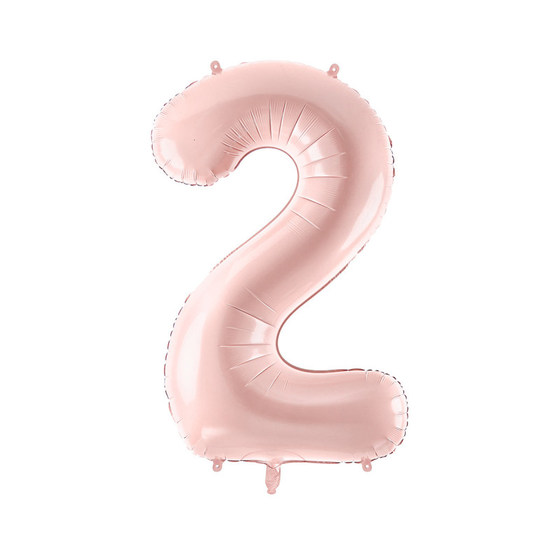 Ballon en aluminium Chiffre Rose - Déco Anniversaire - Dragées Anahita